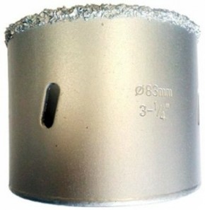 Коронка c вольфрамовым напылением, по кирпичу и керамике 83мм Makita (D-51247)