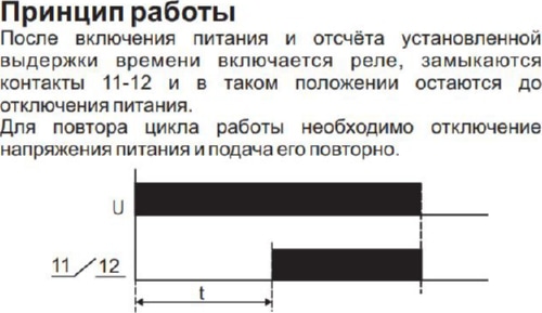 Реле времени с задержкой включения PCR-513U