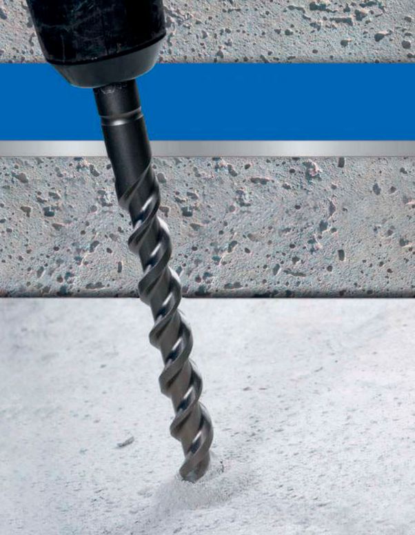 Сверло для каменной кладки SDS-max  PLW, L=520/400, O 22.0