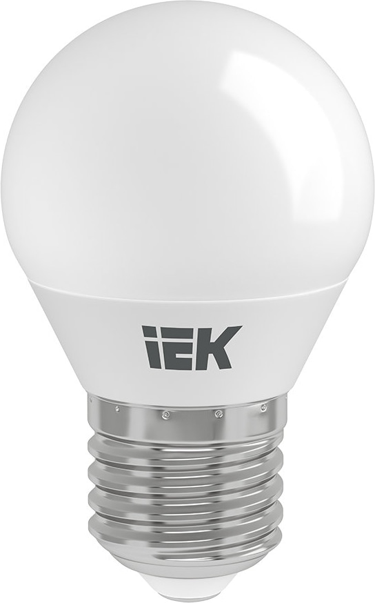 Лампа LED шар LED-G45 eco 9Вт 230В 4000К E27, IEK