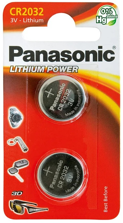 Элемент питания Panasonic CR2032 B1 (1BL.)