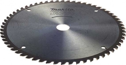 Пильный диск по алюминию  190x20x60T (A-86767) Makita д/л точной и чистой распиловки цвет. металлов-