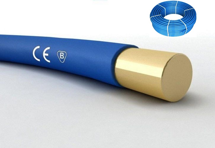 Провод DY 1* 4 (ПВ1) 450/750V (H07V-U) (только бухтами,100м)  СИНИЙ