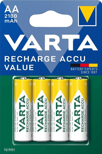 Аккумулятор Varta Power ACCU (R06) 2100 mAh Ni-Mh BL-4
