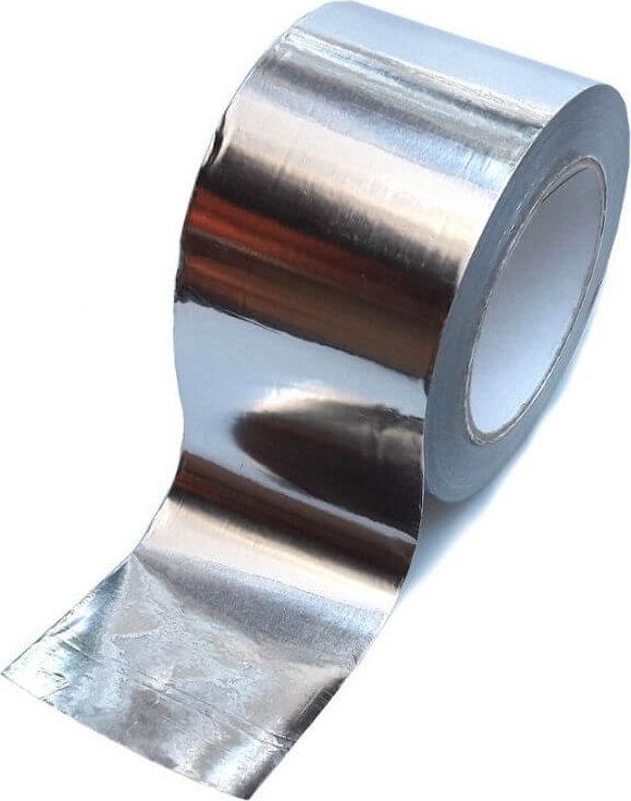 Лента алюминиевая 301 75mm*50m (t -20 +120), толщ ал. 0,025мм
