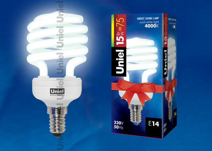 Лампа энергосберегающая ESL-H31-15/4000 E-14