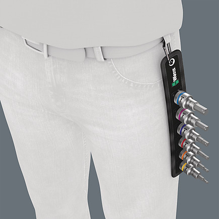 Набор отверточных головок Zyklop TORX®, с фиксирующей функцией, 1/4"