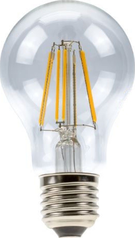 Лампа светодиодная A60 LED FILAMENT FL-A60-70101 6.5W 806lm 360° E27 2700K 220-240V