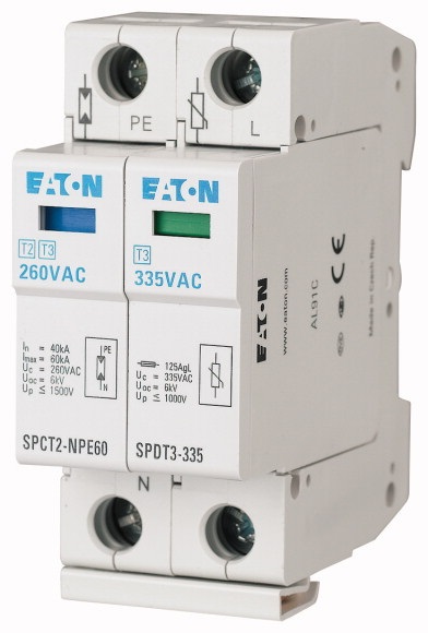 Разрядник перенапряжения SPDT3-335-1+NPE (D)