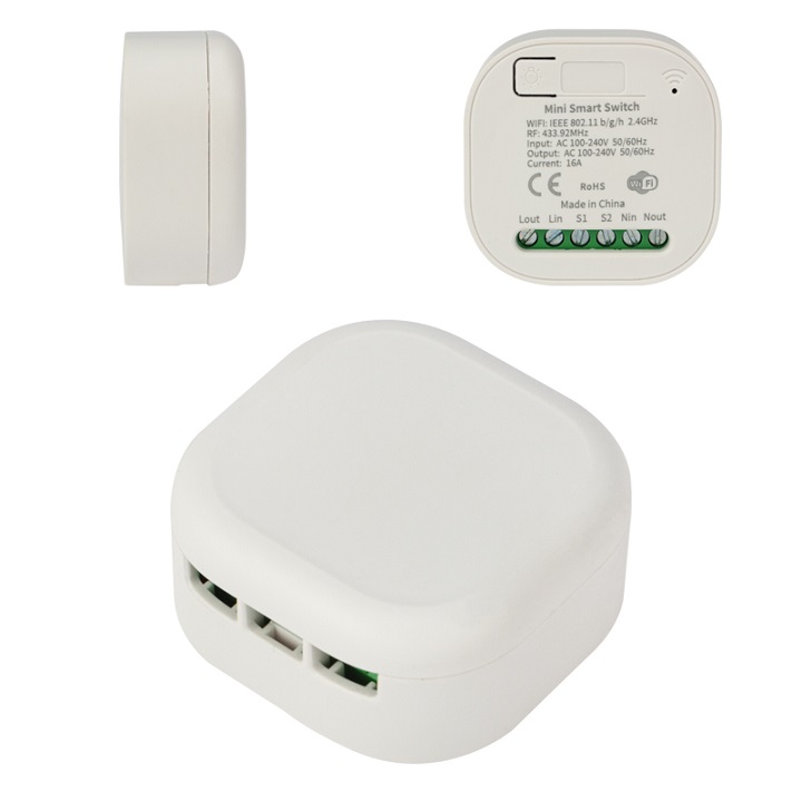 Умное Wi-Fi+RF реле одноканальное SECURIC, SEC-HV-202W