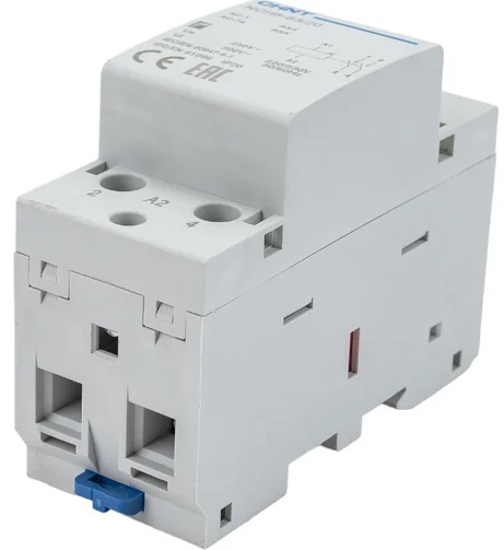 Контактор модульный NCH8-63/20 63А 2НО AC 220/230В 50Гц (R) CHINT 256093