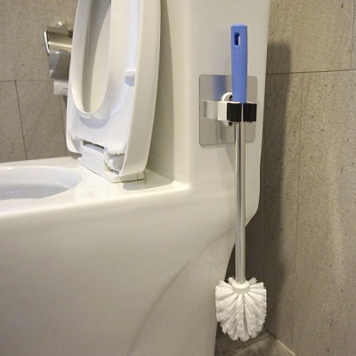 Держатель СИЛА SSH10-S1S-12 для инвентаря на силикон. крепл. 10*10см нагрузка 2,5кг, хром серебристы