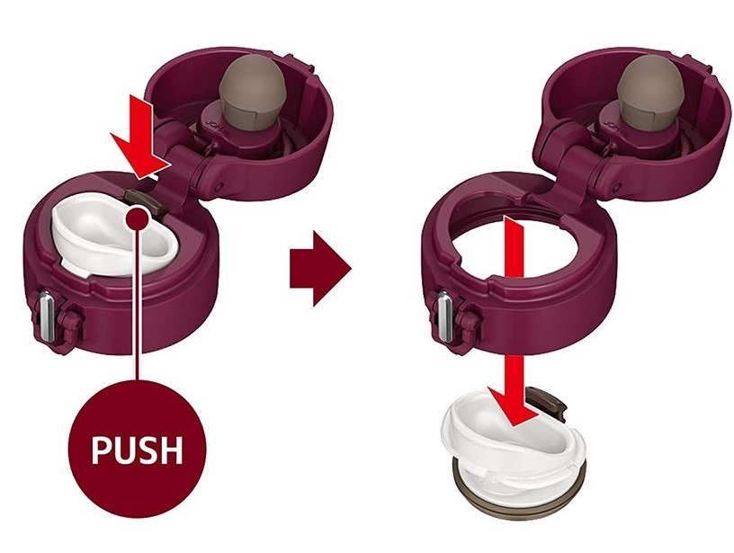 Термокружка THERMOS® JOH-500 WNR 0.5L (561510) бордовая
