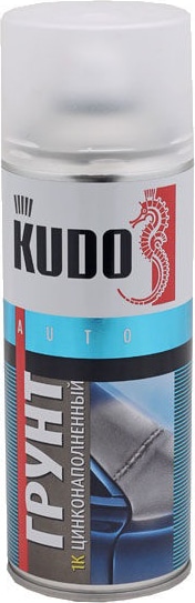 Грунт-цинконаполненный 1К серый 520мл KUDO