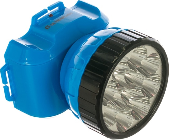 Фонарь Camelion LED5361 (налобный аккум 220В, голубой, 12LED, 2 режима, SLA, пластик, бокс)