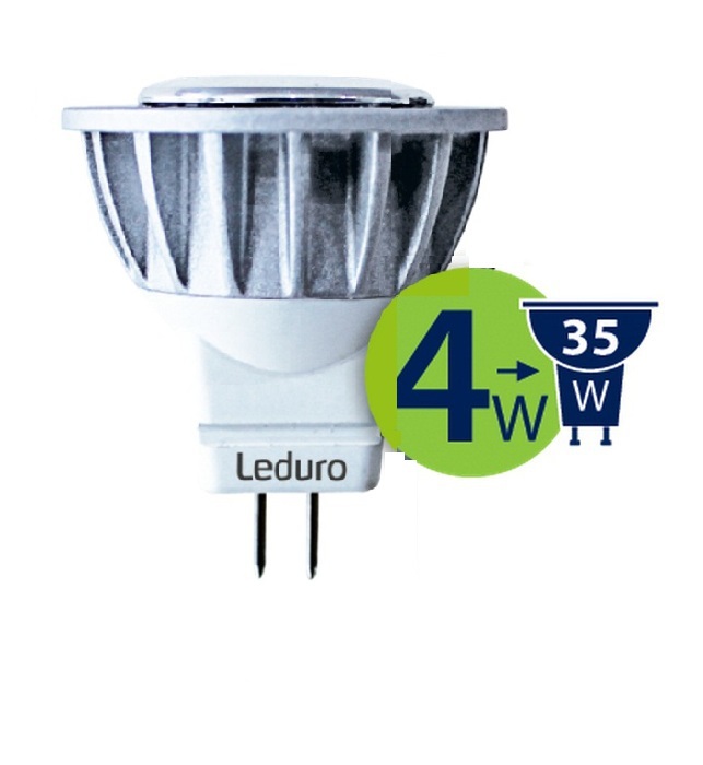 Лампа LEDURO JCDR MR16 4W 90* GU5.3 300lm 3000K 230V