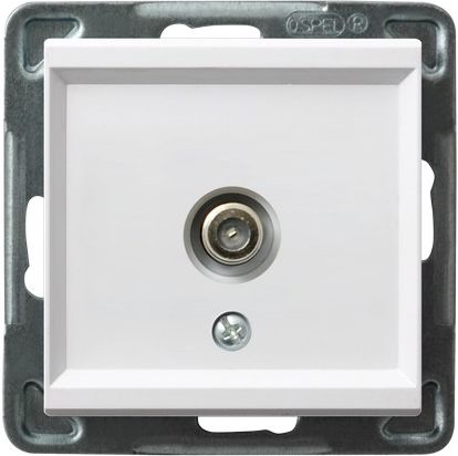 Розетка GPA-1R/m/00 1097 антенная конечная (без рамки)