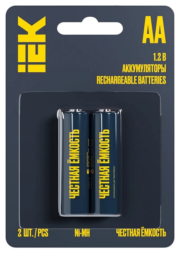 Аккумулятор AA 2700mAh Ni-Mh GREEN IEK BL-2