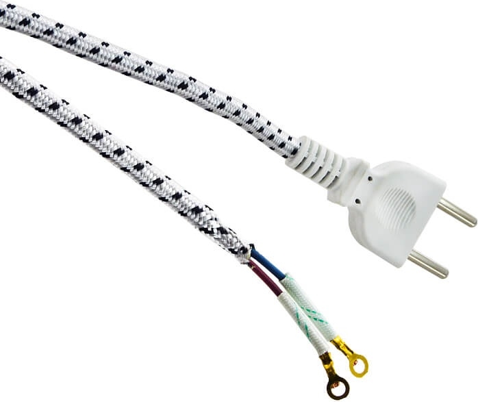 Шнур для утюга с вилкой б/з 1,5м ШВО 2х0,73