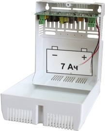 СКАТ-1200Б  источник питания 12В, 2А корпус пластик под АКБ 1х7Ач, СС ТР ПБ