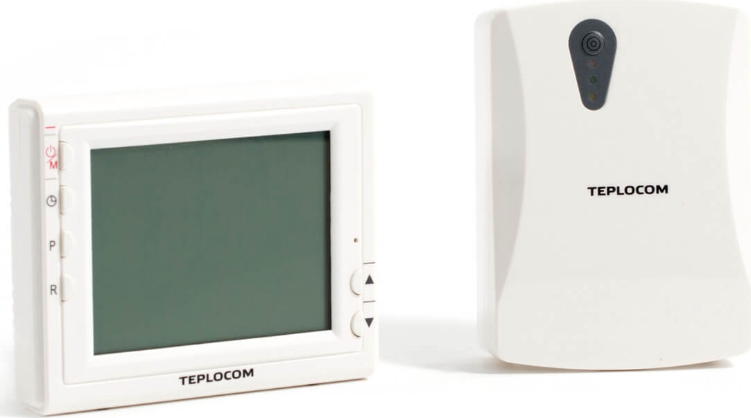 Термостат комнатный Teplocom TS-Prog-2AA/3A-RF беспроводной прог