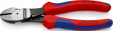 Кусачки боковые особой мощности 180мм черн