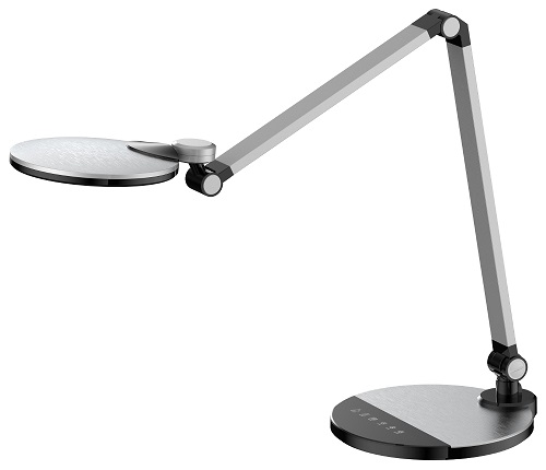 Светильник настольный Camelion KD-865 C03 серебро LED(Свет-к наст.10 Вт,230В,600 лм,сенс.рег.ярк и ц