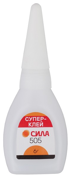 Клей 29 напр 505-6 СИЛА 505 Супер-клей 6 г пластик туба в кор.