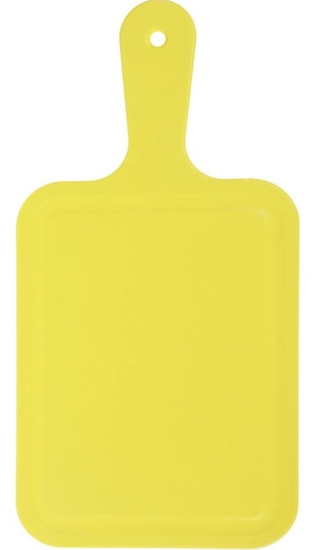 Доска разделочная, пластик, 30х21х0,2 см (цвет белый, желтый, зеленый) КОШКИН ДОМ