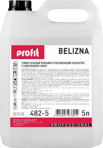 Моющий отбеливающий концентрат Profit Belizna 5л (4шт/кор.)