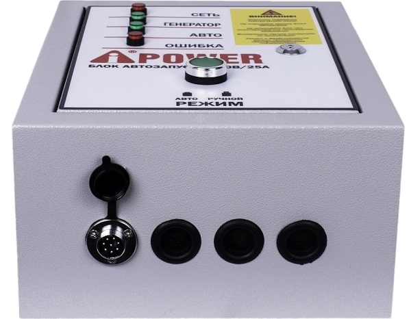 Блок автозапуска 400В, 25А ATS Control box 29102 A-iPower