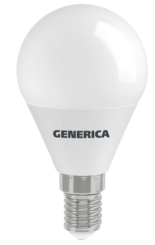 Лампа LED G45 шар 12Вт 230В 3000К E14 1200Lm GENERICA