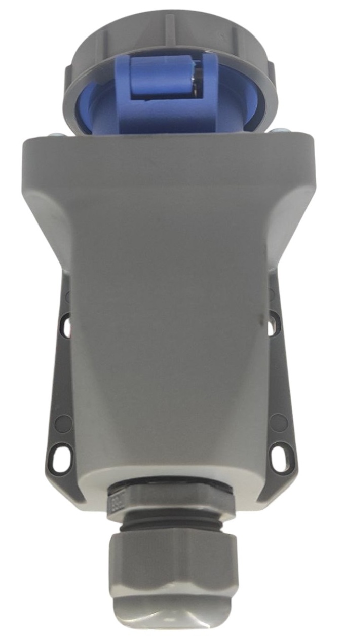 Розетка стационарная 16A 3п (2P+PE) SLN-1132 IP67, 380В, AWSPRODUCTS