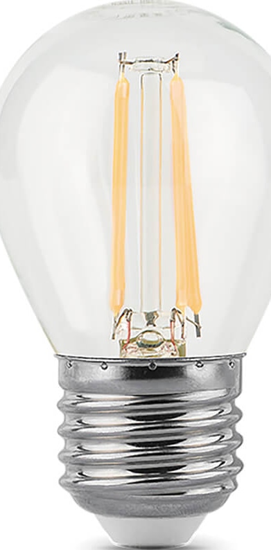 Лампа LED G45 E27 2700К 9Вт 680Лм Filament Gauss