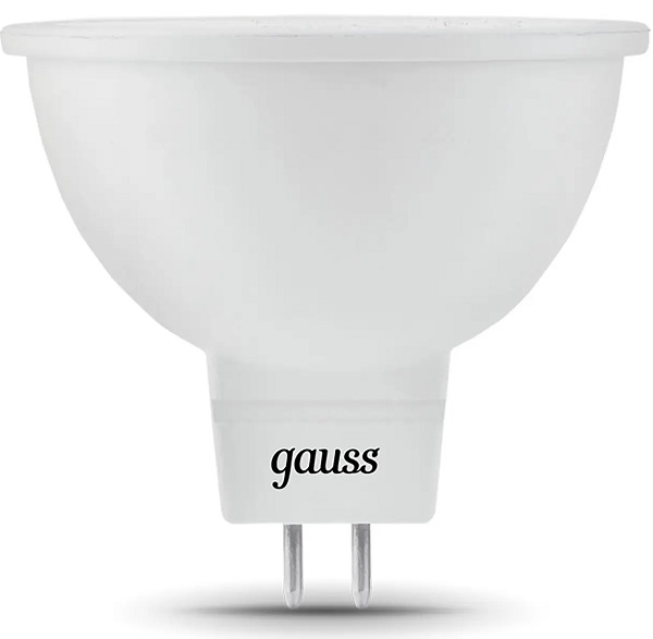 Лампа GAUSS LED MR16 7W 220V GU5.3 2700K 600Lm