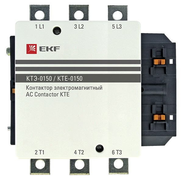 Контактор КТЭ 150А (кат.220В АС, 150А, 75кВт, 1но.) EKF, 
