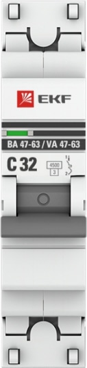 Автоматический выключатель ВА 47-63 C32/1 4.5кА Proxima EKF РАСПРОДАЖА СКИДКИ НЕТ