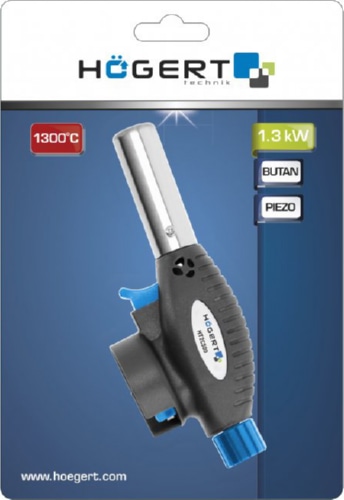 Горелка газовая 1,3 KВТ, Макс. 1300 ° C HOEGERT