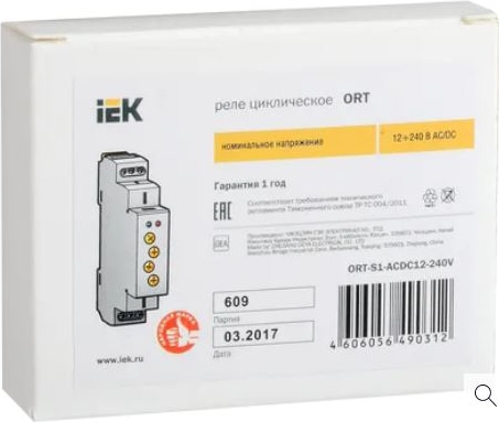 Реле циклическое ORT-S1 1пер.. 12-240 В AC/DC IEK