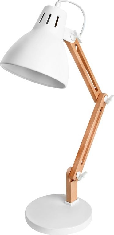 Светильник настольный Camelion KD-355  C01 белый 230V, 40W, E27
