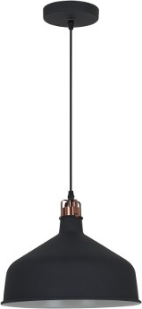 Camelion PL-425L  C62  черный + медь (Светильник подвесной Amsterdam,  1х E27, 60Вт, 230В, металл)