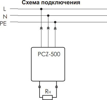 Таймер PCZ-500 (16А, вкл. в розетку)