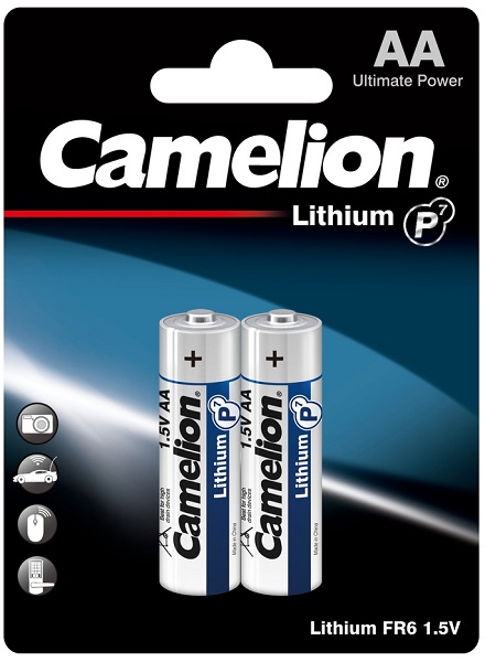 Элемент питания Camelion Lithium BL2 FR06 (2шт, батарейка,1.5В)