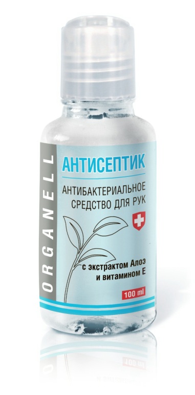 Антибактериальное средство для рук 100 мл., ORGANELL