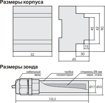 Реле контроля уровня жидкости PZ-831RC (трехуровневое) 230v 16A F&F