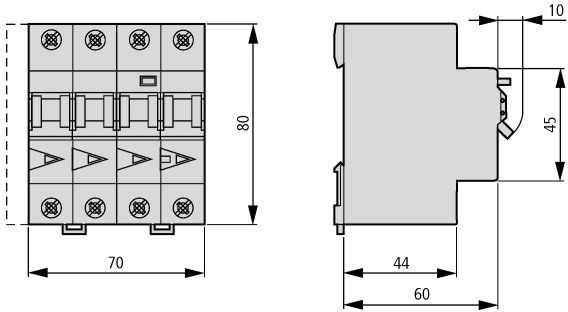 Автомат с УЗО mRB4-20/3N/C/003-A  (3ф)