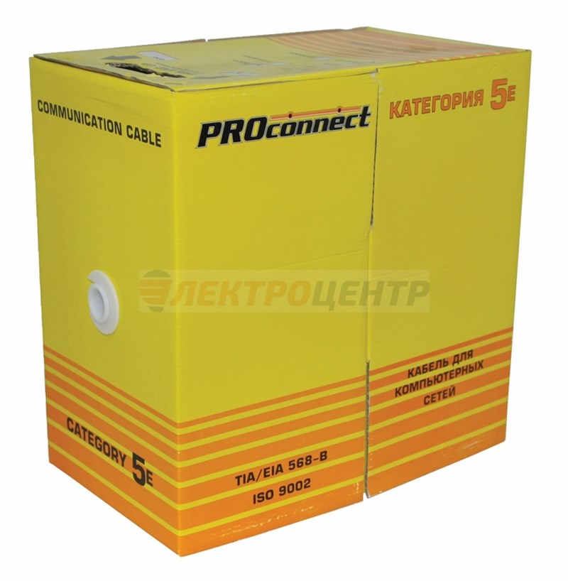 Кабель PROCONNECT UTP 4PR 24AWG CAT5e 305м CCA OUTDOOR