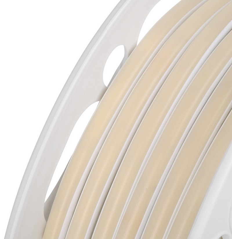 Лента LED герметичная COB 8Вт 3000K 220В IP65 750лм/м (уп.50м) WOLTA