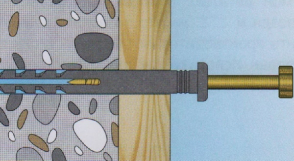 Дюбель фасадный с саморезом 10*200 (25 шт.) (Tech-KREP)