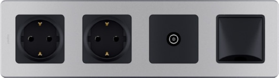 Рамка 4-я Алюминий INSPIRIA LEGRAND